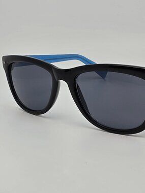 Cole Haan C6069 12 Black Crystal Blue Frame Grey Lens Sunglasses 52-19-140